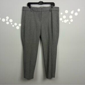 J. Crew Cameron High-Rise Four-Season Stretch Pants Gray Size 16 Work to Weekend